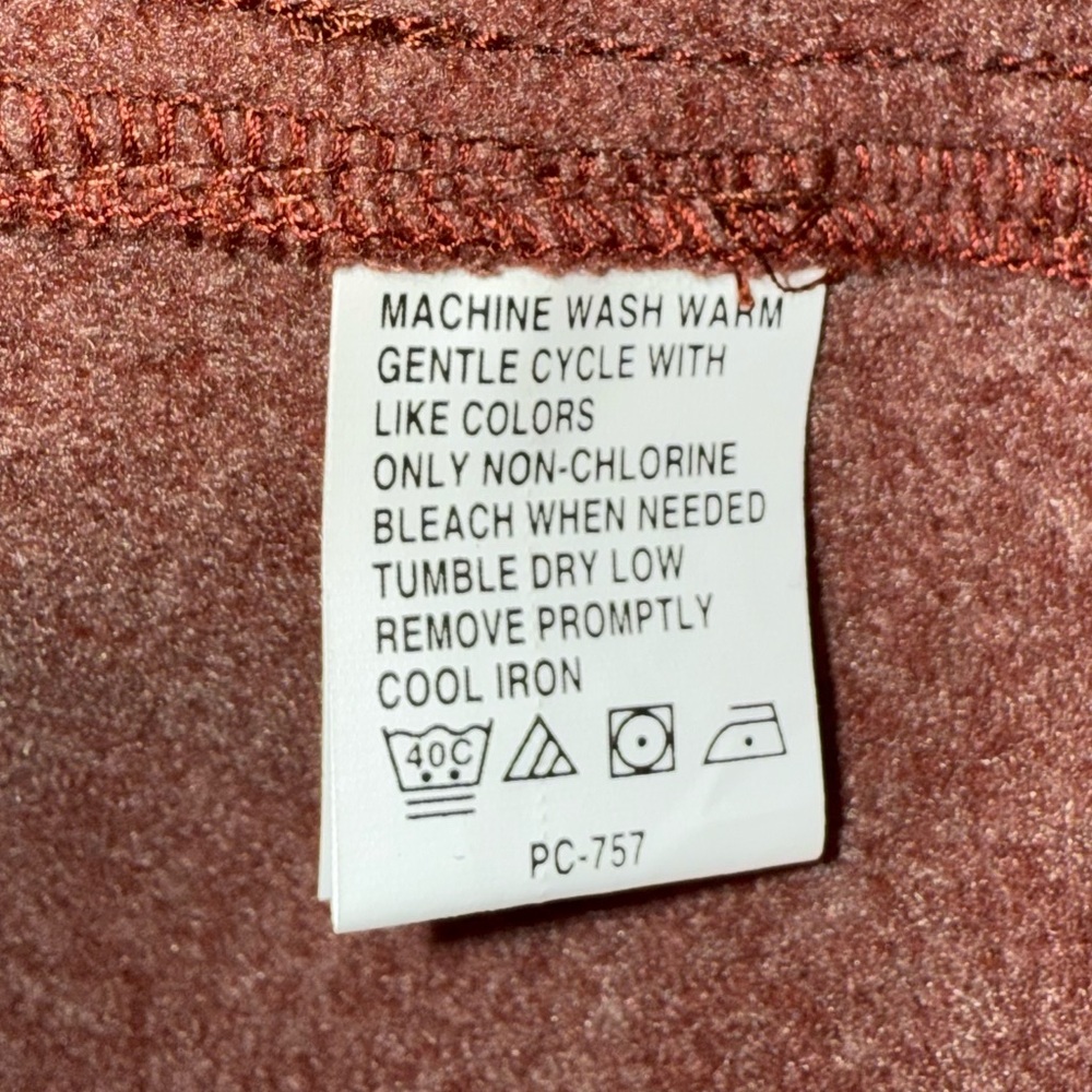 Arrow USA 1851 Men's Full Zip Sweatshirt Cotton Blend Rust Color Size L Like New - Picture 9 of 13